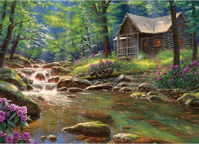 Cobble Hill Legpuzzel Fishing Cabin Karton 1000 Stukjes