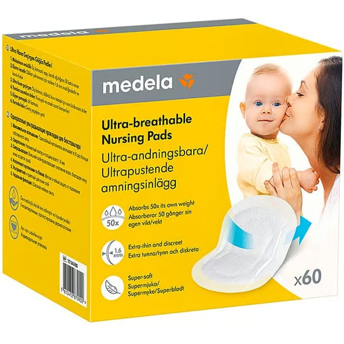 Medela Ultra-Breathable Nursing Pads 60 st