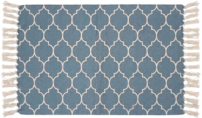 Clayre & Eef Vloerkleed Beige Katoen