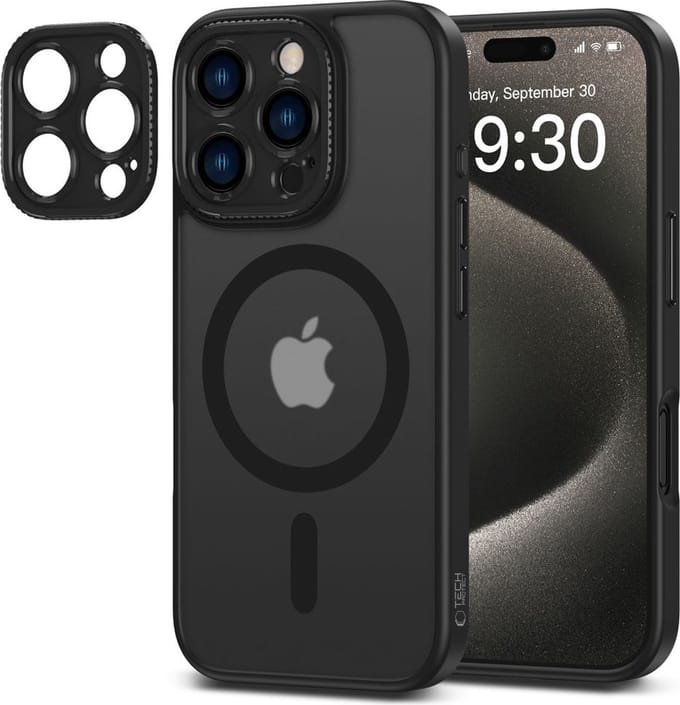 Tech-Protect MagCam MagSafe Case for iPhone 16 Pro Max - Translucent