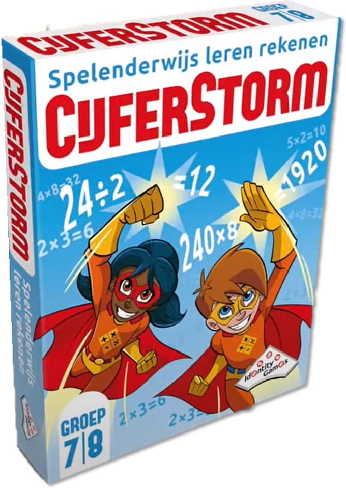 Identity Games Cijferstorm Groep 7 en 8 - Kaartspel