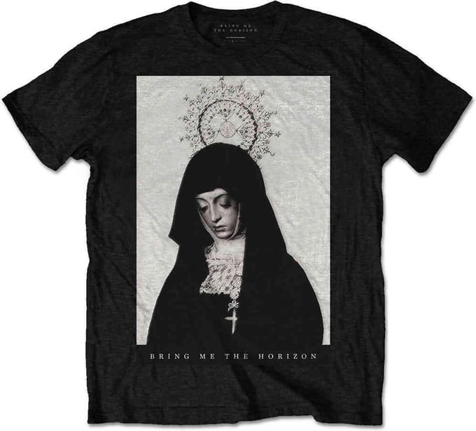 Bring Me The Horizon - Nun Heren T-shirt - M - Zwart