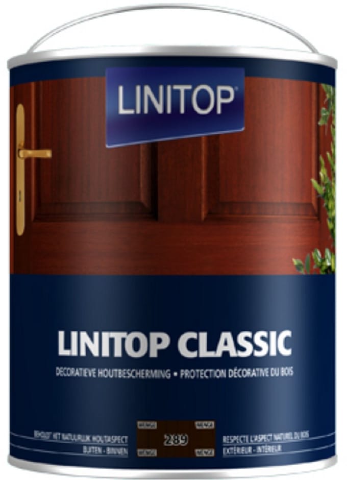 Linitop Classic - Beits - Decoratieve beschermende beits  - WENGE - 289  - 2,50 L