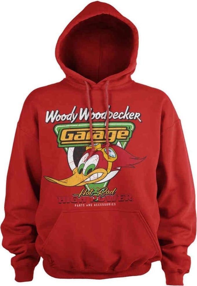 Woody Woodpecker Hoodie/trui -M- Garage Rood