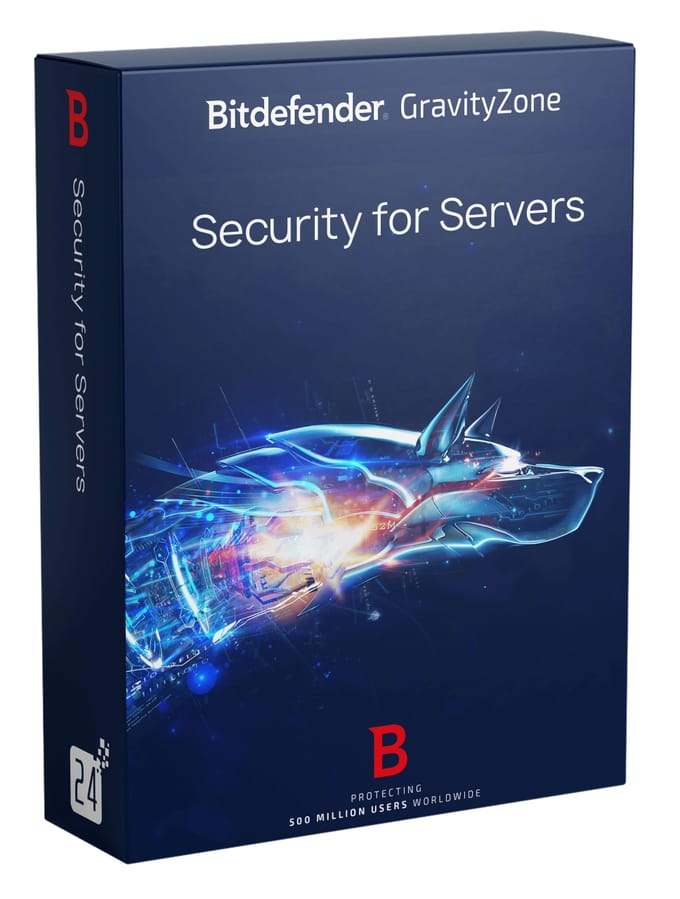 Bitdefender GravityZone Security for Servers 1 Jaar 1 - 9 Gebruiker(s) Bedrijf