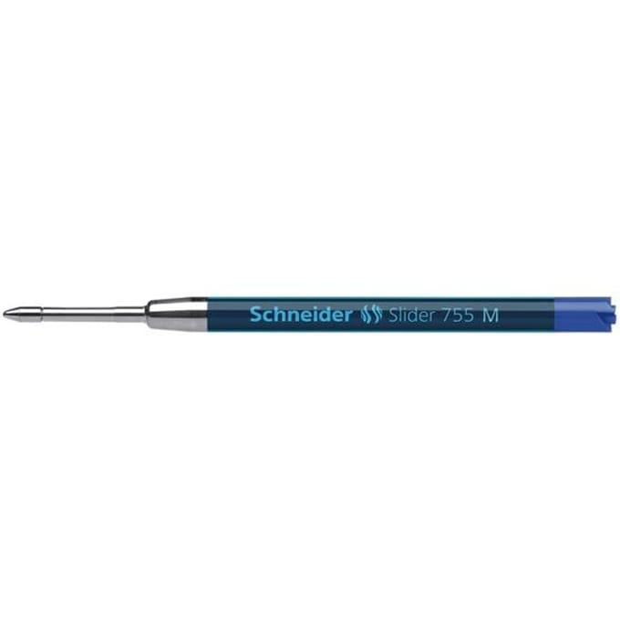 Schneider balpenvulling - Slider 755 Jumbo - penpunt M - blauw - S-175603