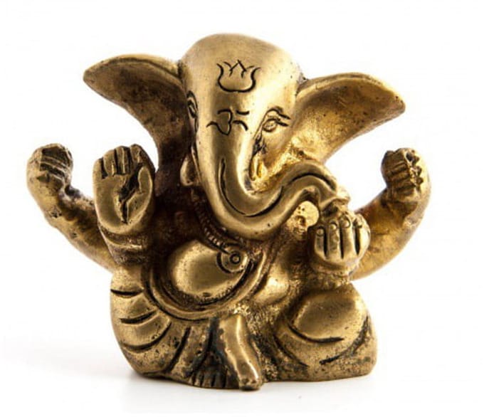 Ganesha messing 5 cm