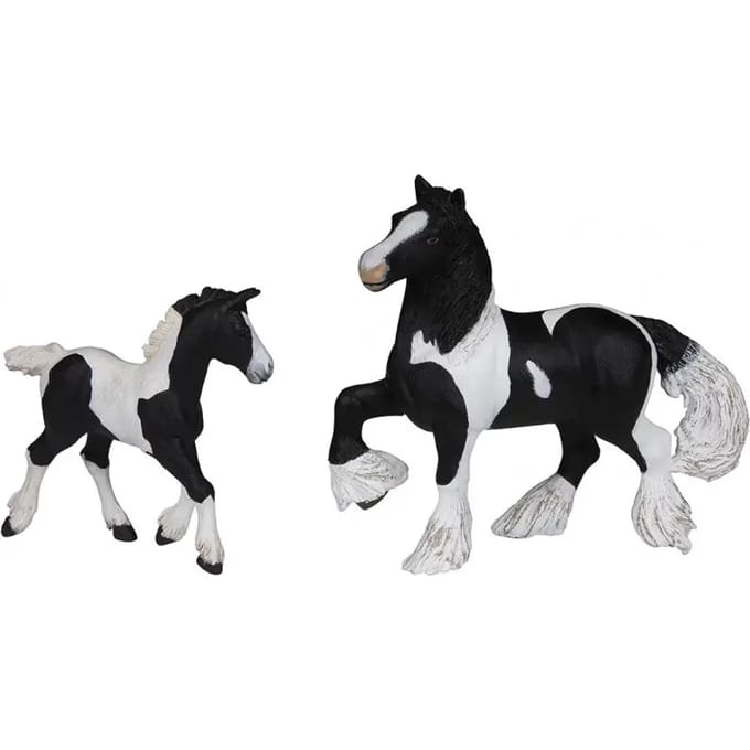 Speelfiguur - Paard - Iers Cob - Veulen - Zwart