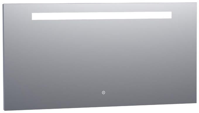 Brauer Garnet Spiegel - Rechthoekig - 140 cm - met Directe LED-Verlichting - Dimbaar - met Touchbediening