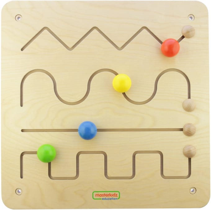 Masterkidz Montessori fijnmotorische glijplank - UNI