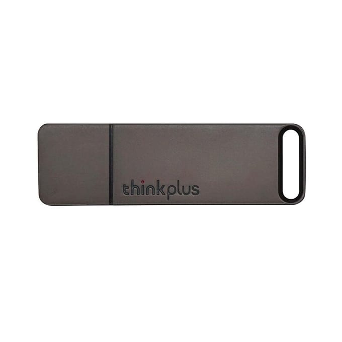 Thinkplus TU100 USB3.1 Gen1 High-speed U Disk Draagbare metalen USB-stick Slijtvast 256GB grijs
