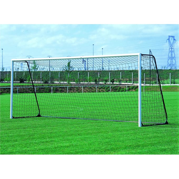 Set van 8 mobiele stalen doelen Sporti