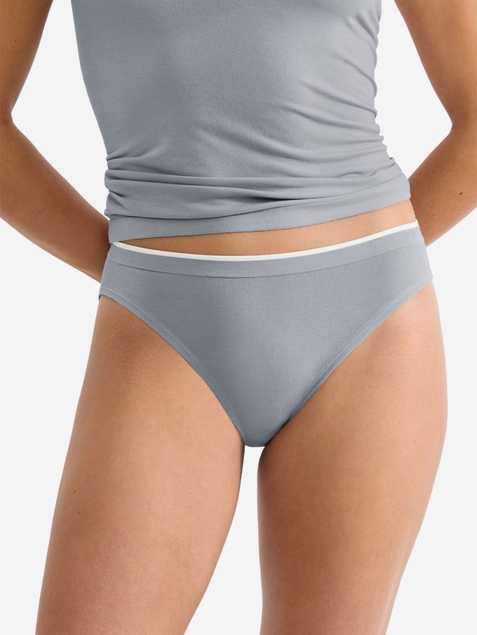 Sloggi Women GO Sense High leg (2-pack) - dames slip - grijs