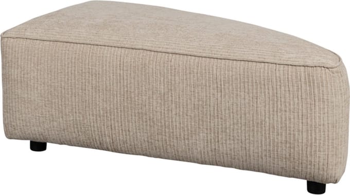 Zuiver Hunter Bank Element Rond Hoek Rechts Sand