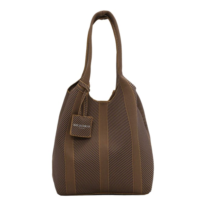 Ilse Jacobsen Ilse Jacobsen Knitty01 Tas bruin Textiel