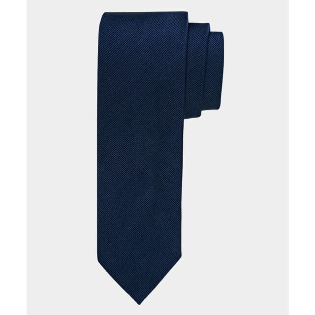 Profuomo stropdas - zijde - navy blauw
