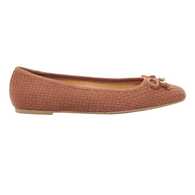 Dune London Dames Lo Harries Ballerina's (Tan)