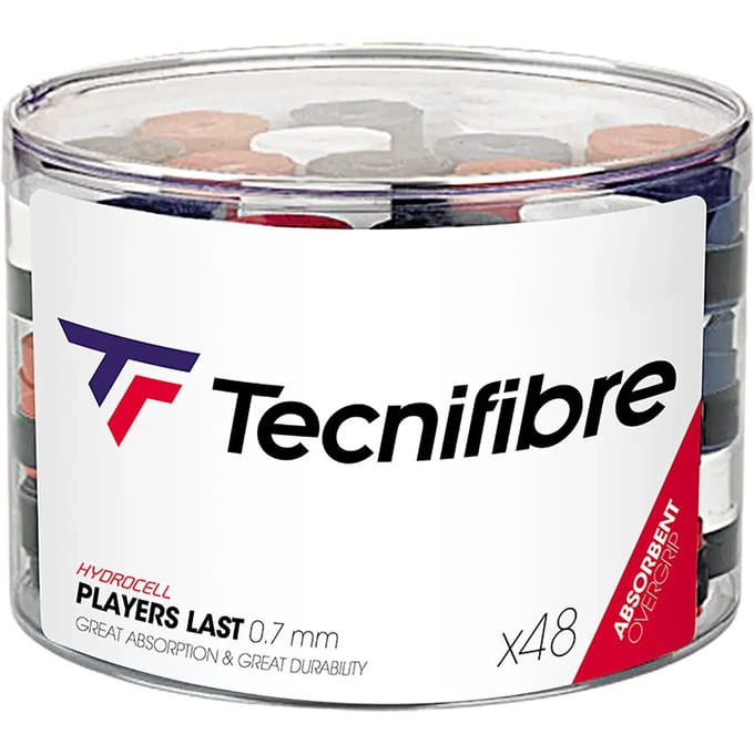 Tecnifibre Players Last overgrips (48 stuks) - 0.7 mm