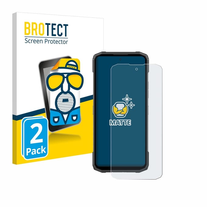 BROTECT - Screenprotector voor Doogee Blade 10 Power - Folie Beschermfolie matte 2 Stuks