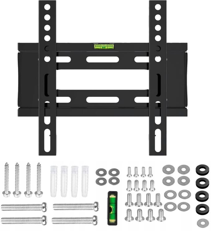 A-PEQ APS-3 vlakke tv muurbeugel max. 40 inch zwart max. 35 kg