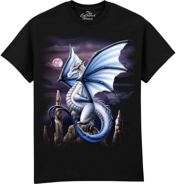 Draak Violet Dragon The Coloured House T-shirt S