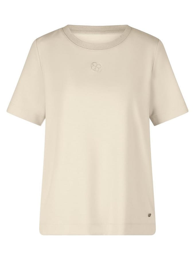 Shirt ronde hals Van BASLER beige