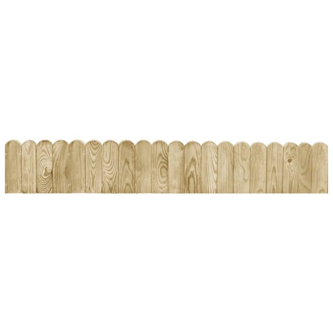 vidaXL - Gazonranden - 2 - st - 120 - cm - geïmpregneerd - grenenhout