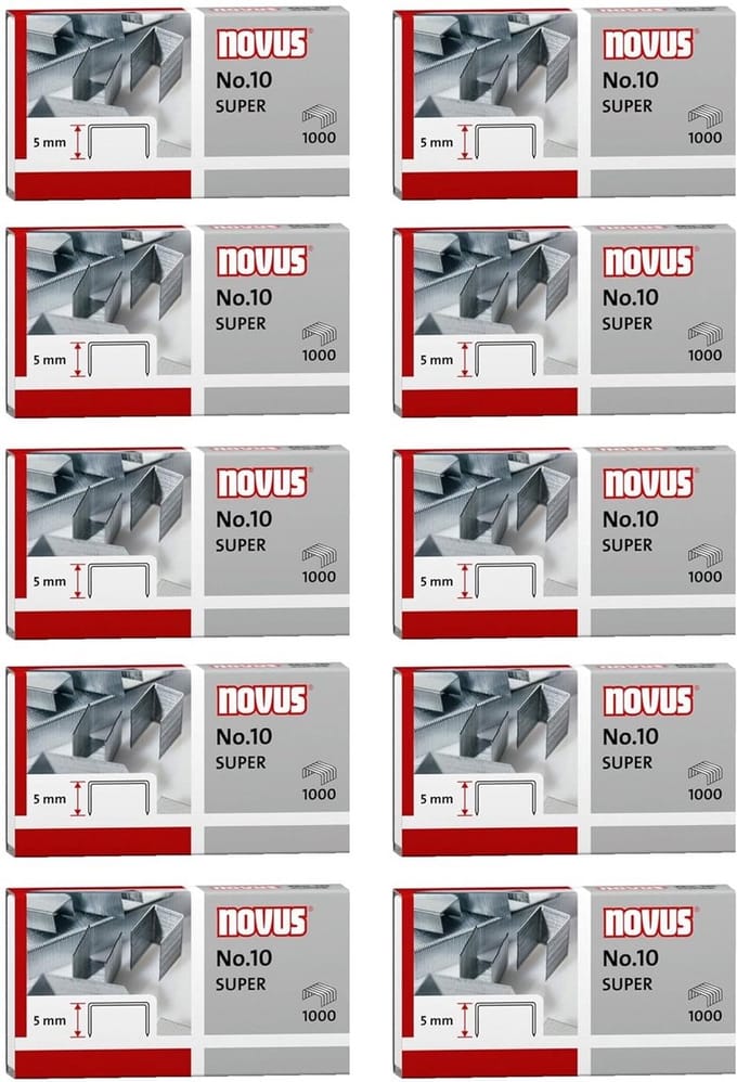 Nietjes No.10 voor Nietmachine, 3000 Stuks