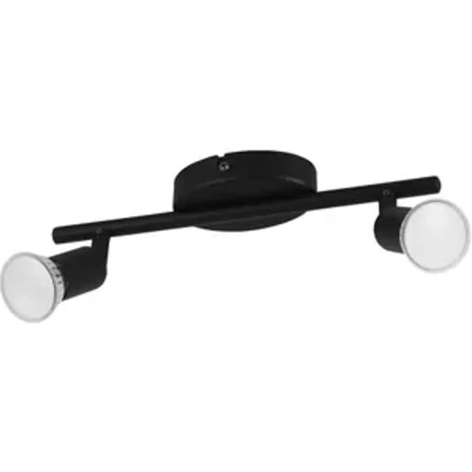 Eglo Spot Buzz Zwart 2xgu10