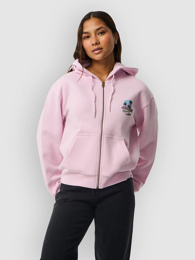 Rip Curl Surf Culture Standard Sweatshirt Met Rits Roze M Vrouw