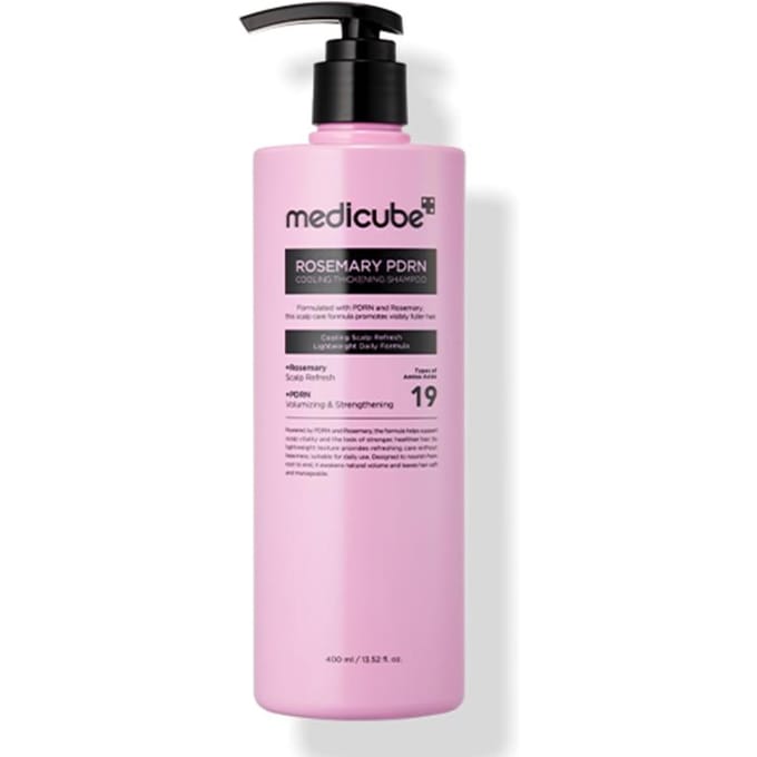 [medicube] Shampooing Épaississant Refroidissant au PDRN et Romarin 400 ml