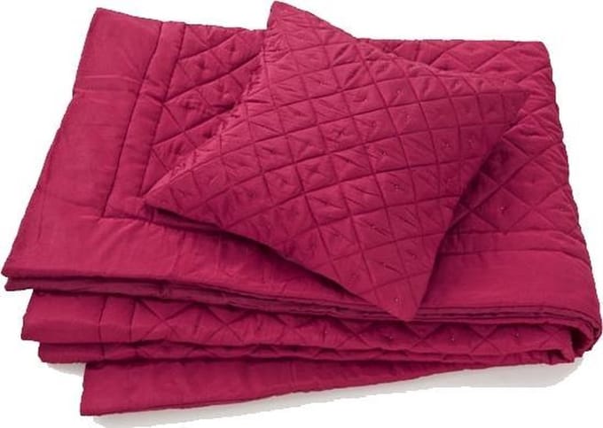 Essenza Diamond Sprei - Tweepersoons - 220x265 - Rood