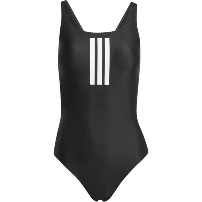 Adidas Performance 3-Stripes V-Back Badpak - Dames - Zwart