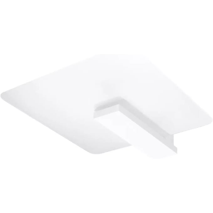Sollux Lighting Plafondlamp Lappo - E27 - wit - hout/glas - 47.5x40x14cm