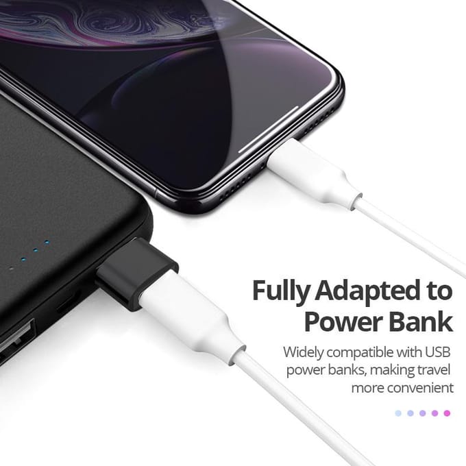 FONKEN USB naar Type-c converteradapter USB 2.0-stekker Draagbare minicomputer Mobiele telefoonconverters Zilver en zwart