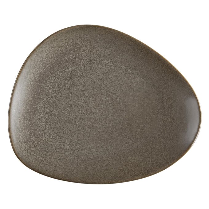 Olympia Ember Mahonie Kleur Driehoekige Borden 308x255mm (4 stuks)