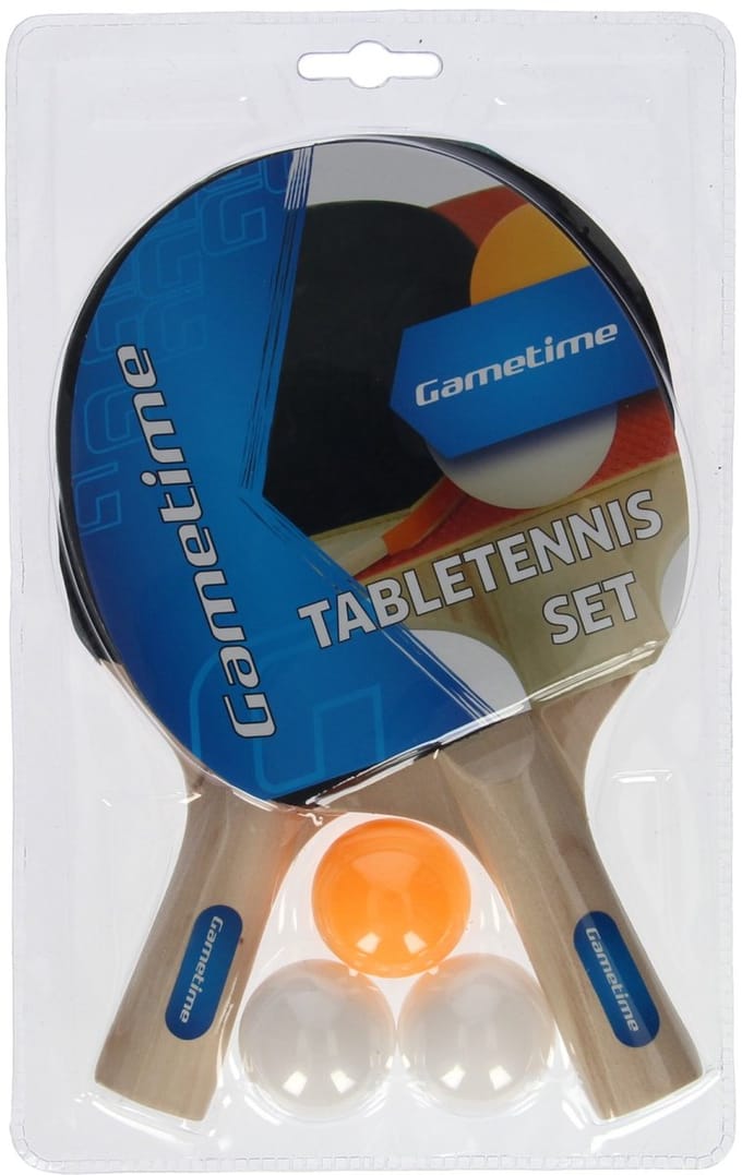 2-play Tafeltennisset Gametime Junior 25 Cm 5-delig