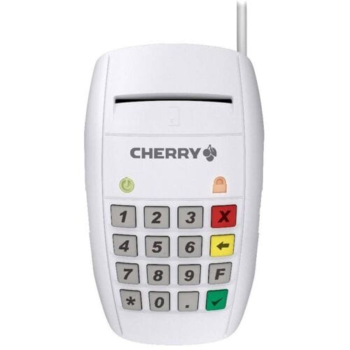 CHERRY Smart Terminal ST-2100, Lecteur de Carte à Puce USB de Haute qualité, Saisie sécurisée du Code PIN