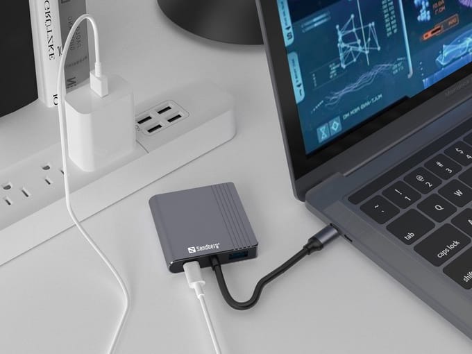 Sandberg USB-C Dock 2xHDMI+USB+PD: USB-C Dock 2xHDMI+USB+PD