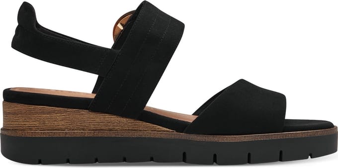 Tamaris Core Dames Sandalen - BLACK UNI - Maat 41