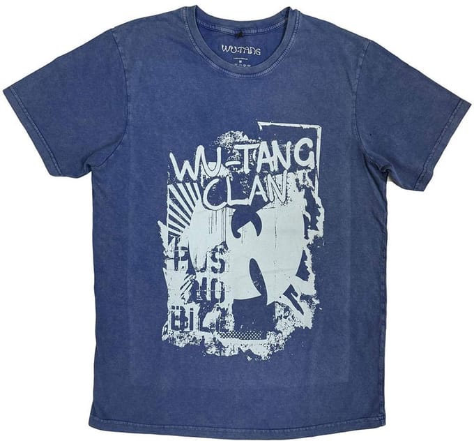 Wu-Tang Clan - Graffiti Heren T-shirt - L - Blauw