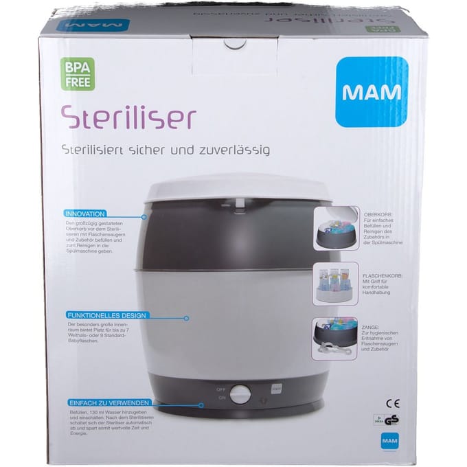 MAM Sterilisator Grijs BPA-vrij