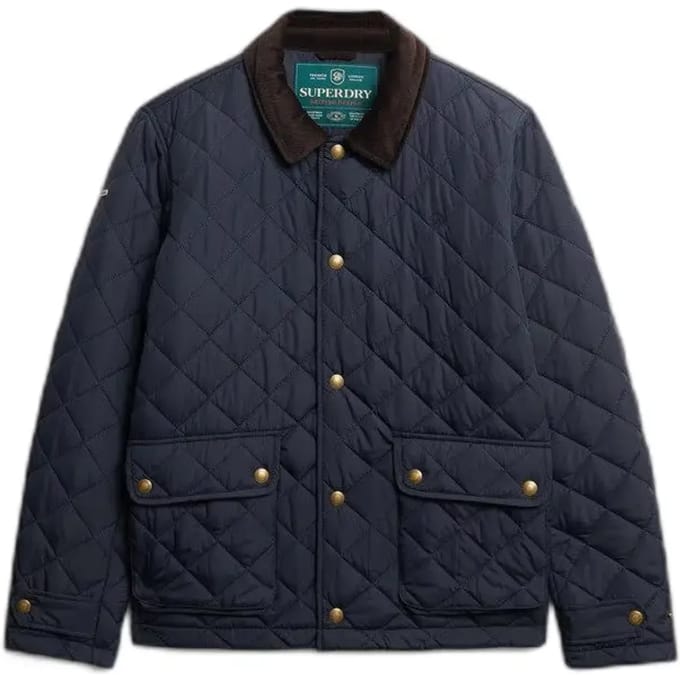 Superdry - Gewatteerde Estate Coach Jas - Heren - Gewatteerde jassen