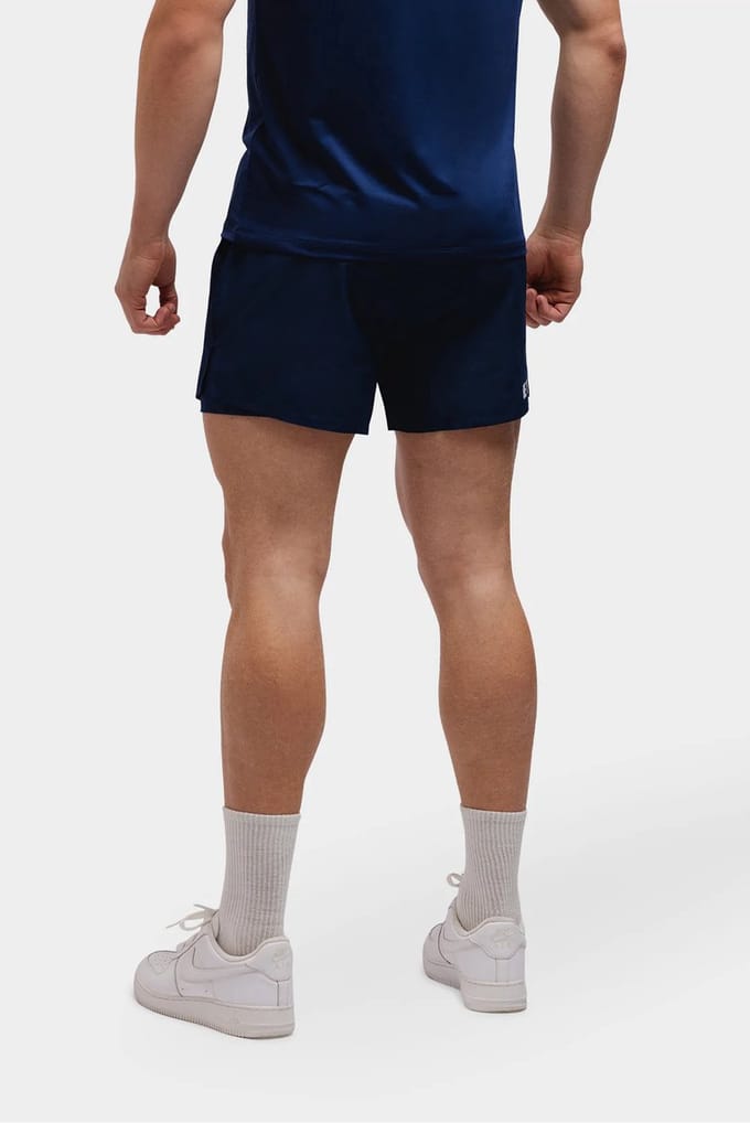 Breaking Limits Short Pro Edition Heren – 2-in-1 Compressie – Premium Trainingsshort – Navy Blue – Maat S