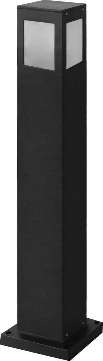 LED Tuinverlichting - Buitenlamp - Kavy 5 - Staand - Aluminium Mat Zwart - E27 - Vierkant