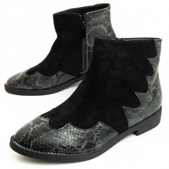 Montevita Enkelboots Bottivita8 In Zwart
