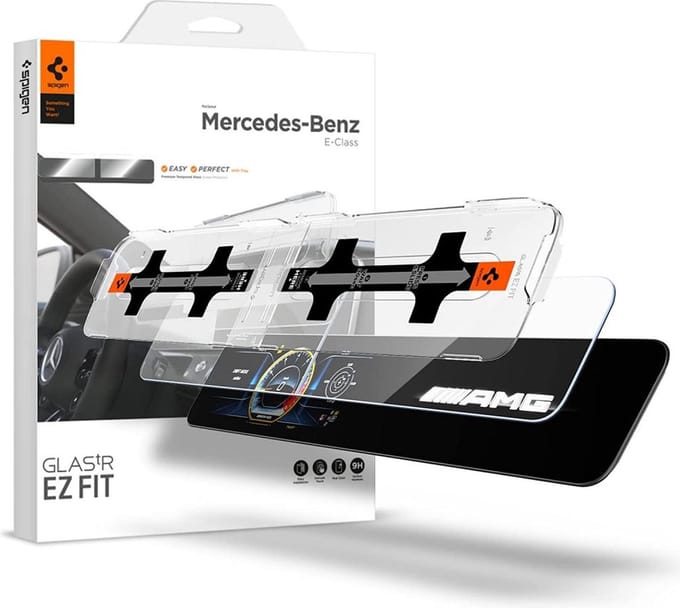 Spigen Glass Mercedes E-Class 2020/2021 Met Montage Frame EZ FIT - AGL03150
