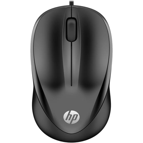 HP 1000 Muis USB Optisch Zwart 3 Toetsen 1200 dpi