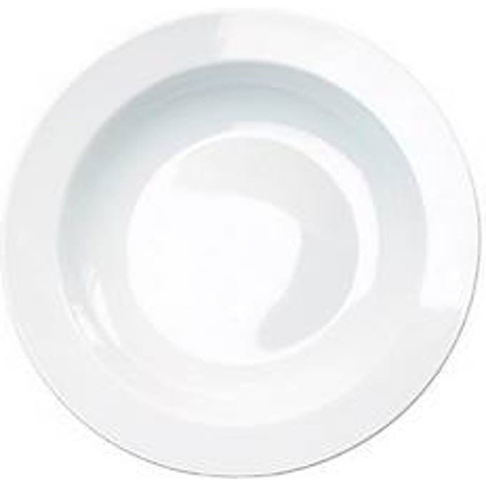 Soepbord Heike, diep, Ø 23 cm, porselein, wit, set van 6