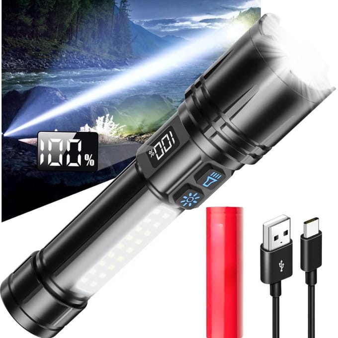 MRKK® Militaire Zaklamp – Kampeerlamp – Zaklamp